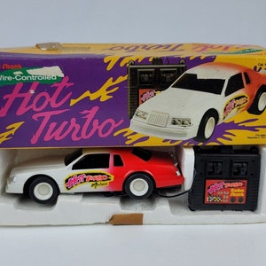 Vintage Radio Shack Remote Control Car Hot Turbo Wired Working! w/ original box