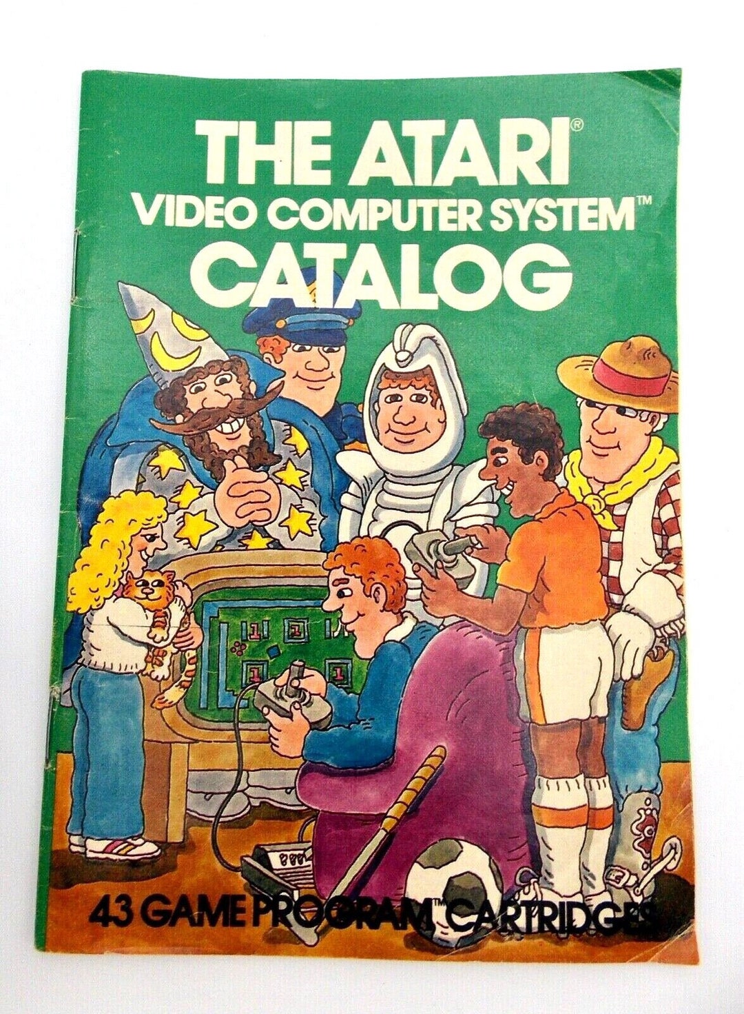 ATARI Video Computer System Catalog 43 Game Program Cartridge 1981 ...