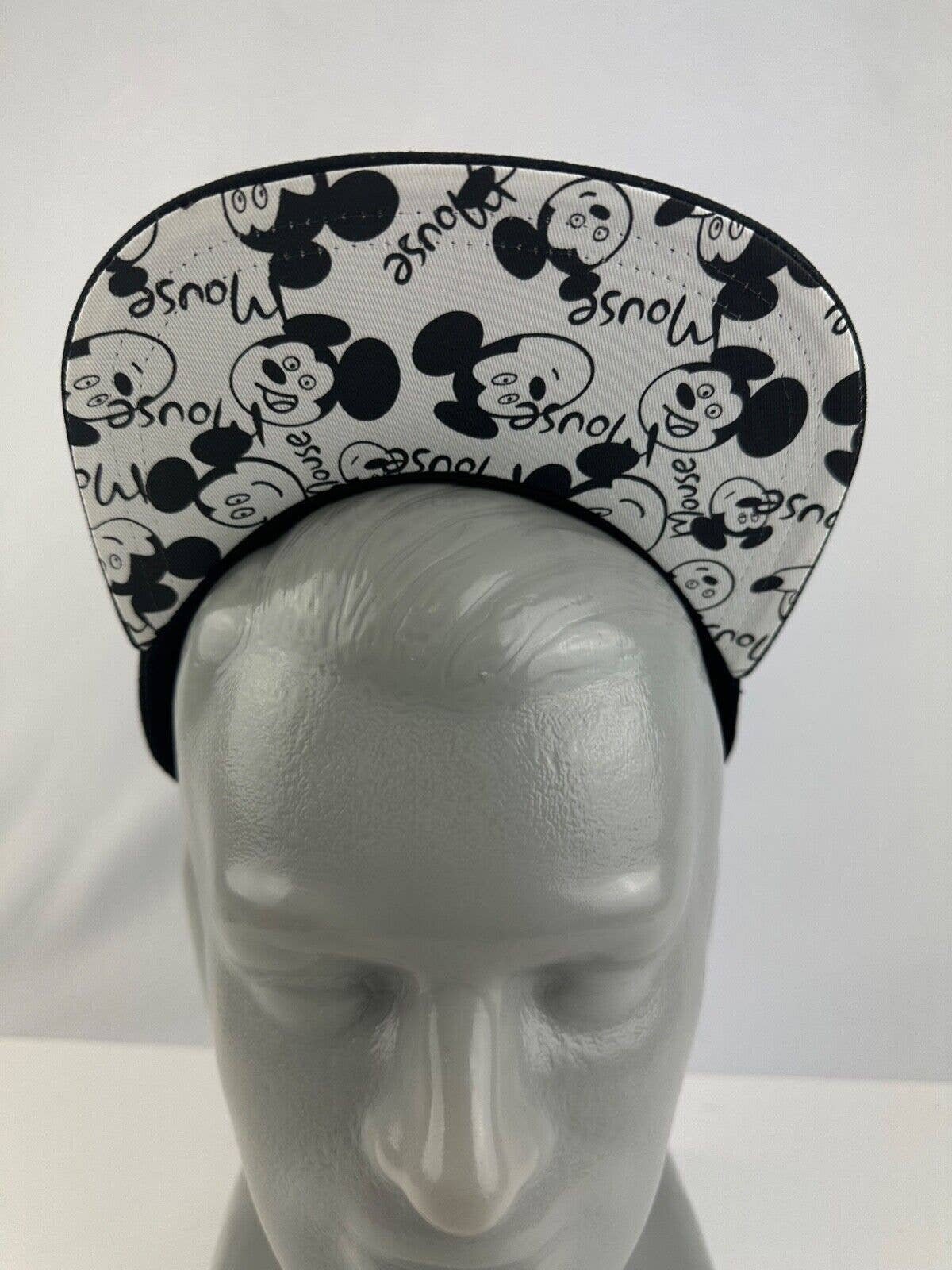 Disney Art Series Disney Mickey Mouse Baseball Cap Hat By Deborah Salles Disney Artist Series Mickey Mouse Baseball Cap Black & White  main image 4