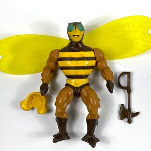 Buzz Off Series 2 W/ Axe & Xray Goggles He-Man Mattel MOTU 1984 100% Complete VG