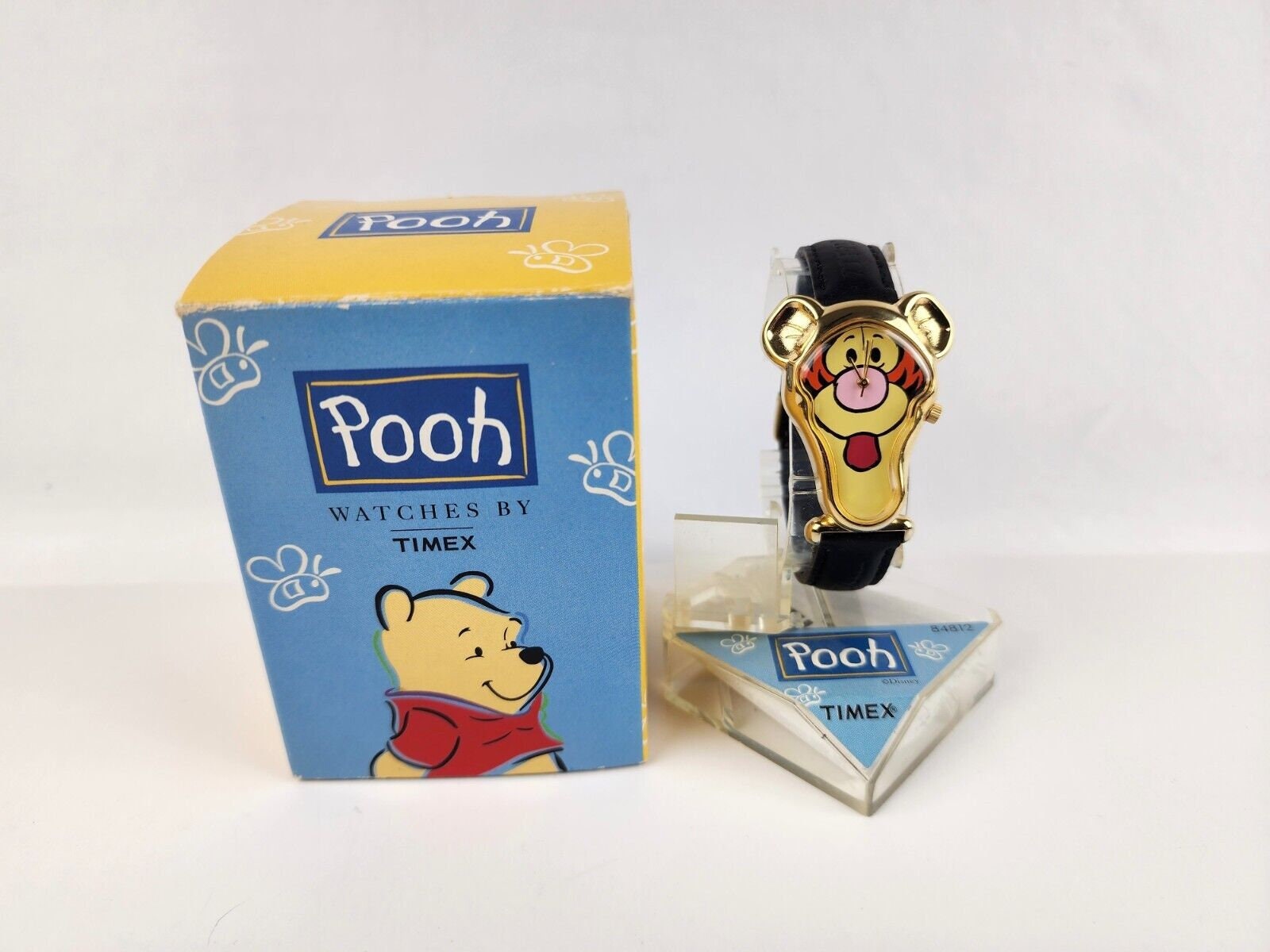 Vintage Timex Winnie The Pooh Tigger Watch lederen bandkopvorm batt nodig Etsy Nederland