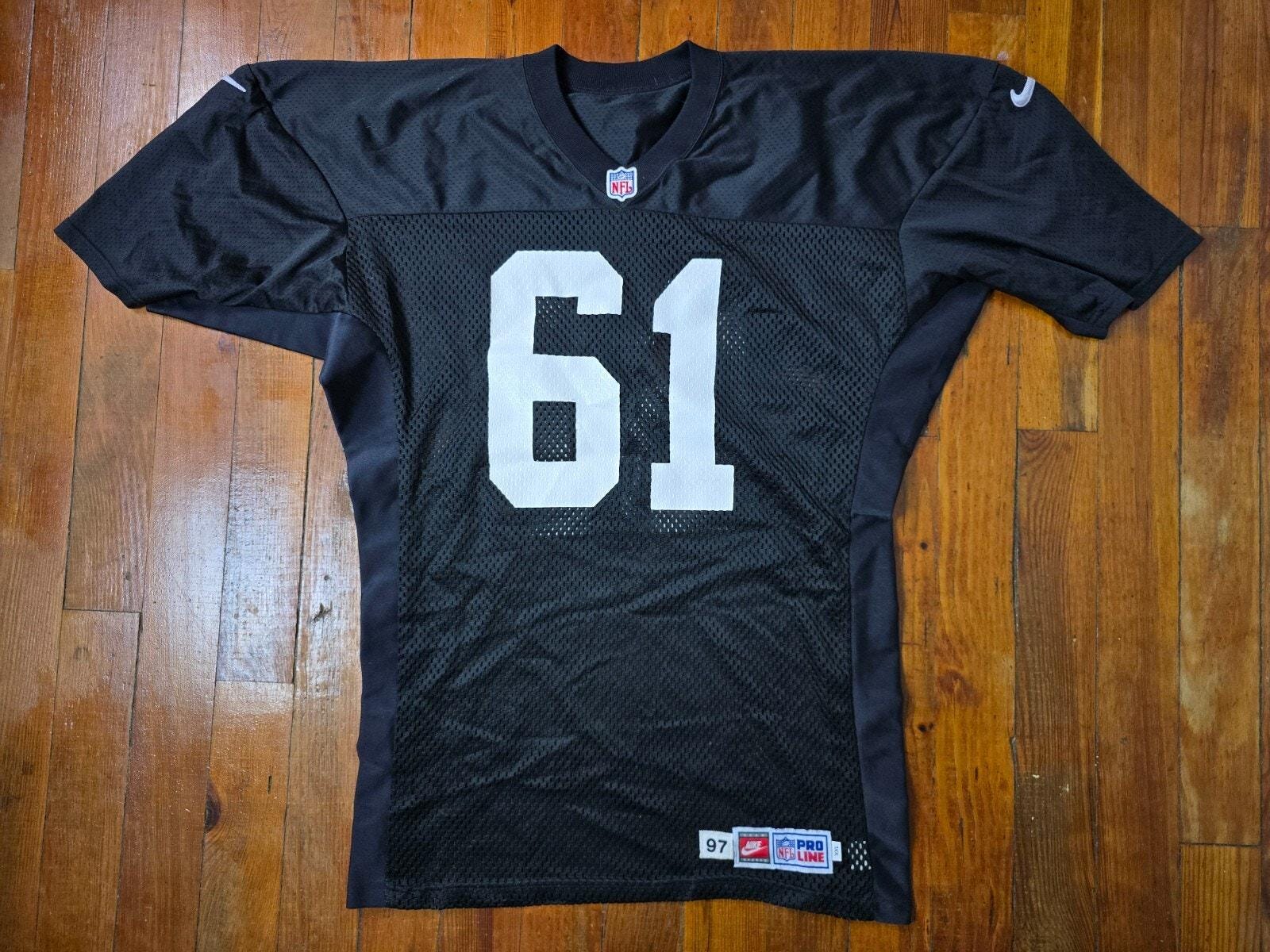 Authentic NFL Oakland Raiders Nike Pro Line Jersey XXL #61