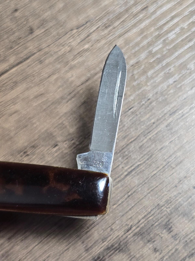 Case XX 278 Diamond Jubilee opvouwbaar zakmes met 2 lemmeten, gemaakt in de VS afbeelding 6