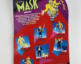 The Mask Animated Series Ninja Mask Action Figure Vintage 1997 Toy