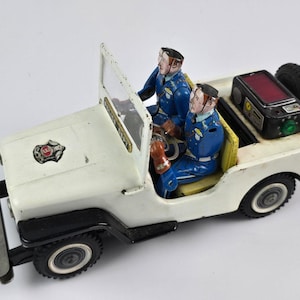 Japan tin toy jeep - Etsy 日本