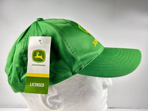 JOHN DEERE カバーオール　ライトグリーン John Deere Cap Hat Green Embroidered Green/yellow Patch
