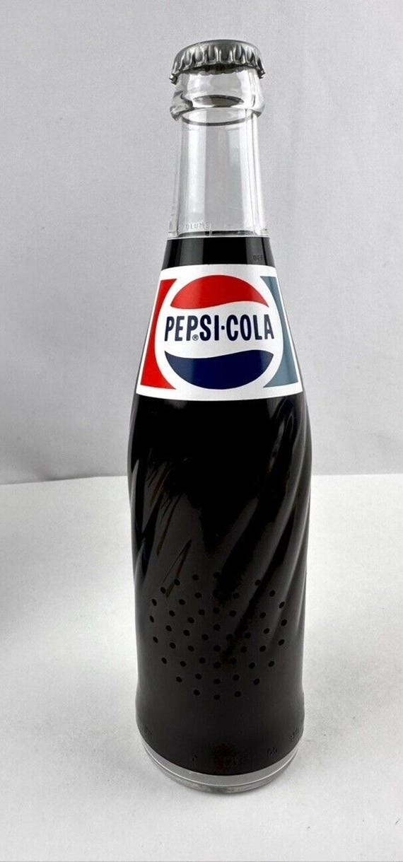 Vtg Plastic Pepsi Cola Bottle Novelty Transistor AM Radio