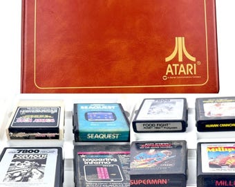 Vintage Atari 2600 Bundle With 6 Games and 2 Joysticks - Etsy