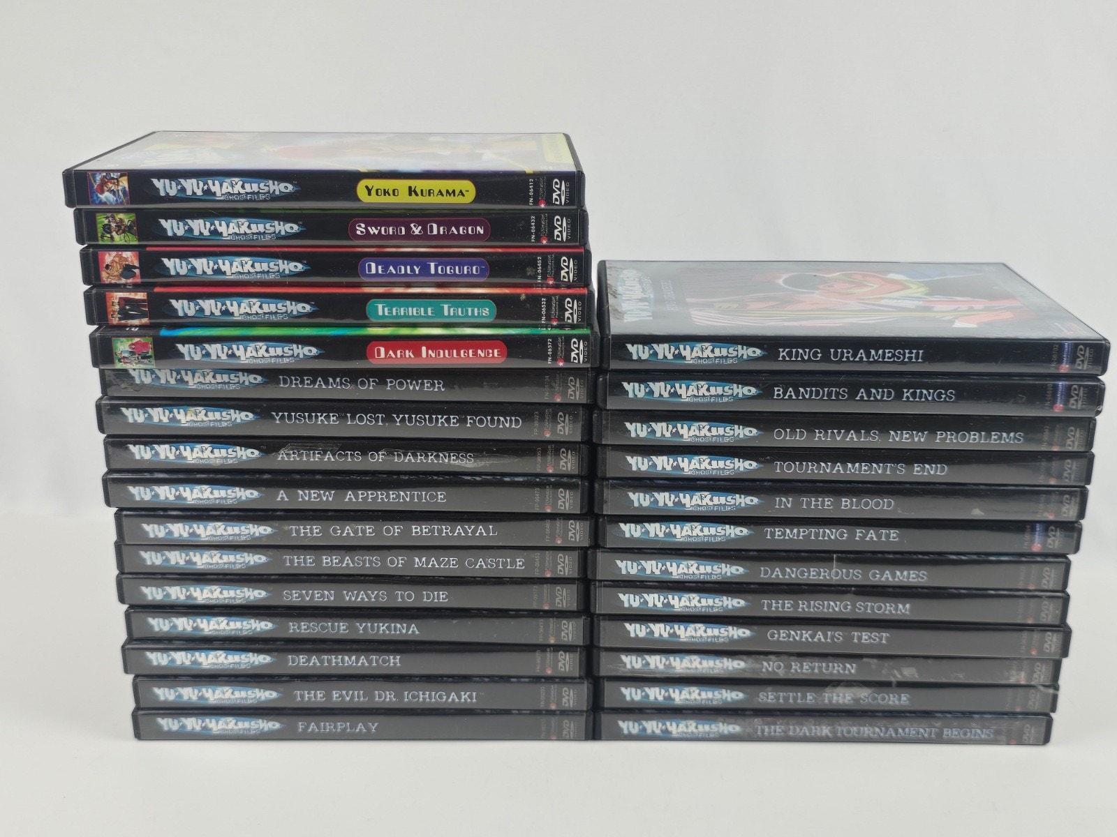 Yu Yu Hakusho Ghost Files Complete Series Dvds (28 Disc Lot) Great ...