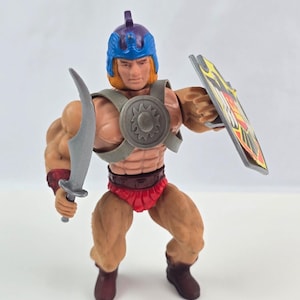 Galaxy Warriors Magnon Complete Action Figure Vintage 1980s Sungold MOTU KO