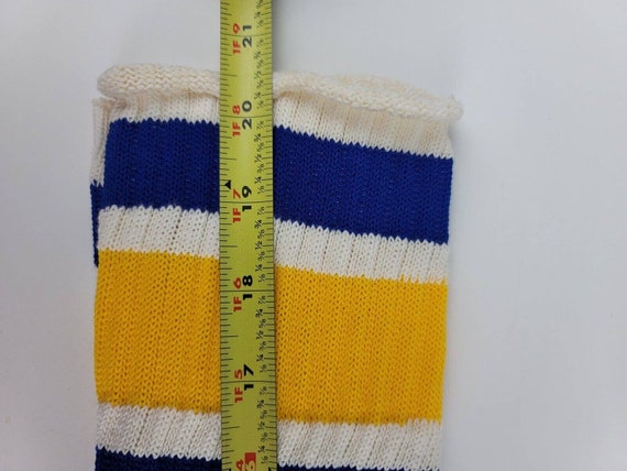 New Vintage 10 Pack Ames Tube Socks 3-Stripes Dif… - image 6