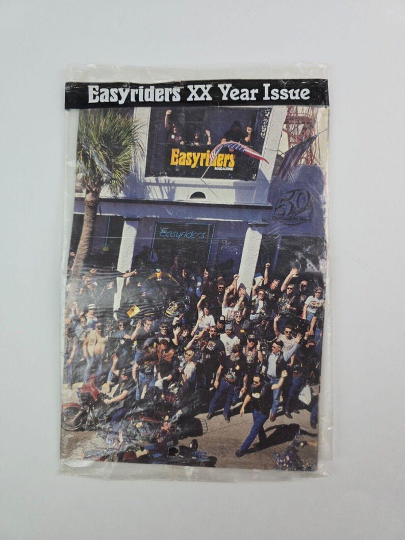 Easy Rider Issu Easy Rider 20th Anniversary Poster Fold-out Double Sided XX Year Issue ...