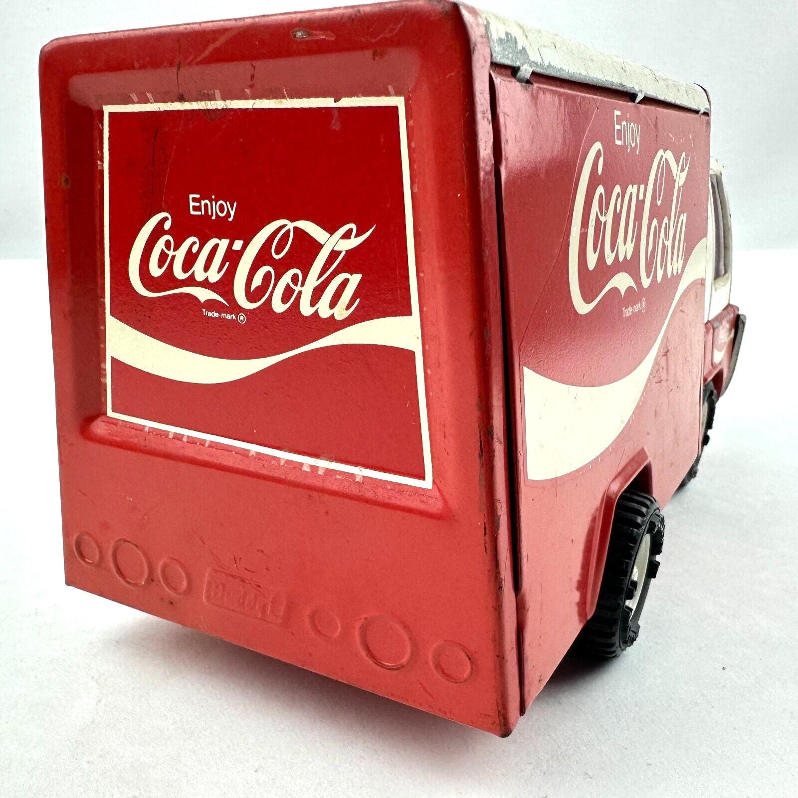 Vintage Buddy L Coca-cola Pressed Steel Delivery Truck 9