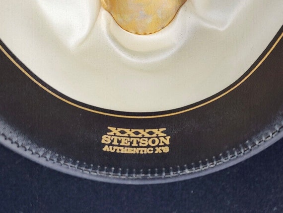John B Stetson Black Carson 4x Beaver Cowboy Hat … - image 8