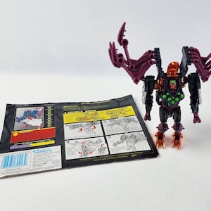Transformers Beast Wars Predacon Tarantulas 1997 Incompleto con scheda