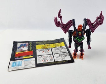 Transformers Beast Wars Predacon Tarantulas 1997 Incomplete w/ File Card