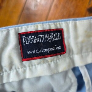 North Carolina Tar Heels All Over Pennington & Bailes Blue Stadium Pants 36x25 image 4
