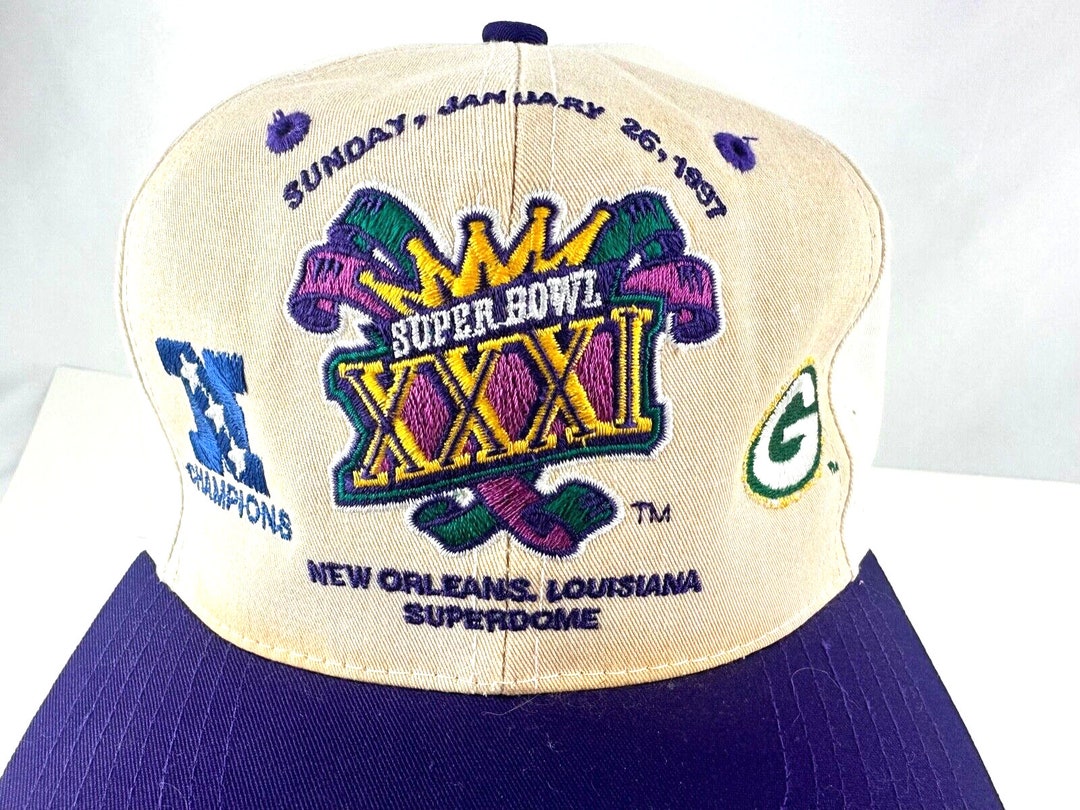 Super Bowl XXXI Hat Sunday January 26, 1997 Super Dome New Orleans