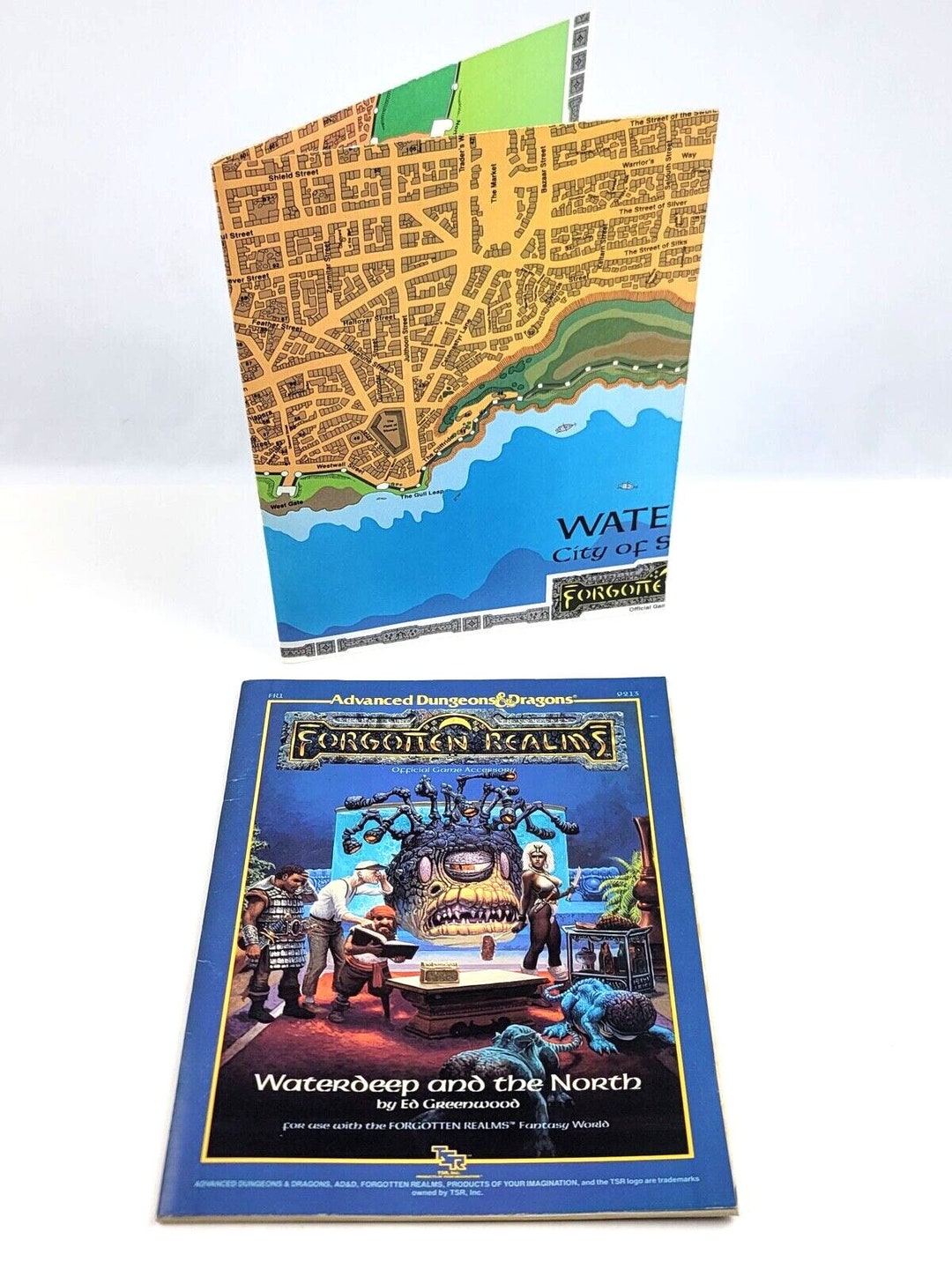 1987 Advanced Dnd Forgotten Realms FR1 Waterdeep and the North Complete ...