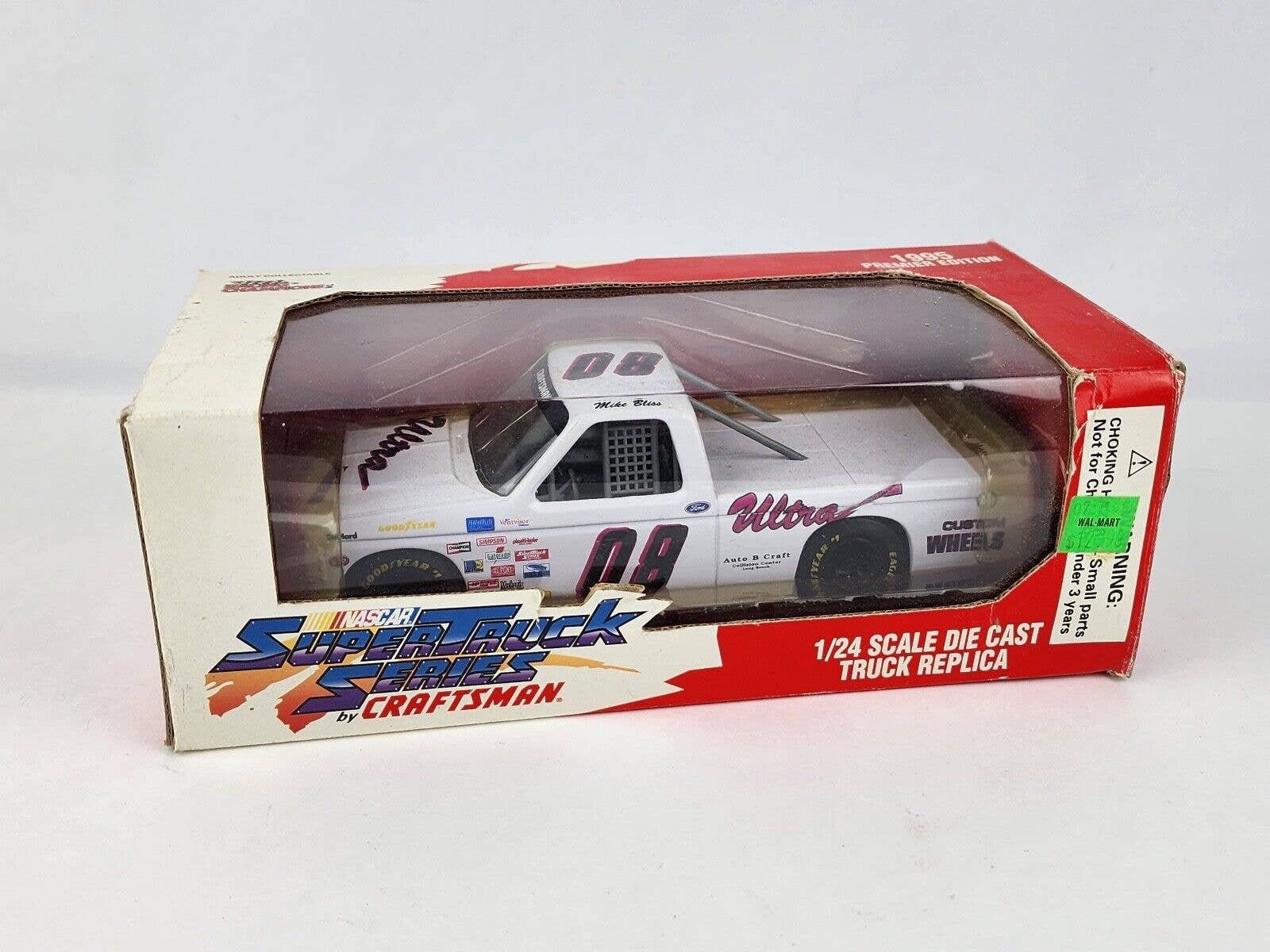 Racing Champions 1:24　 Truck Replica86号 1995 Racing Champions Super Truck Series White Mark Bliss 1:24