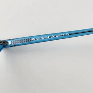 Damen Blenders Stella Sonnenbrille Katzenauge Blau w / Pink Rose Linsen & Fall Bild 8