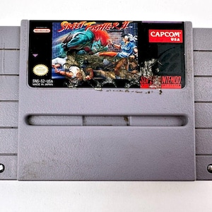 Street Fighter II - Super Nintendo SNES - 1991 Made in Japan - Fair Condition