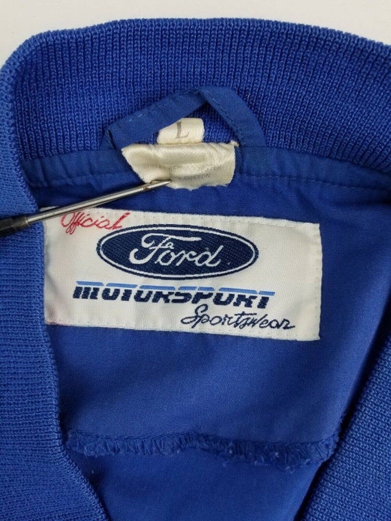 Vintage Ford Motorsport Windbreaker Jacket Distre… - image 4
