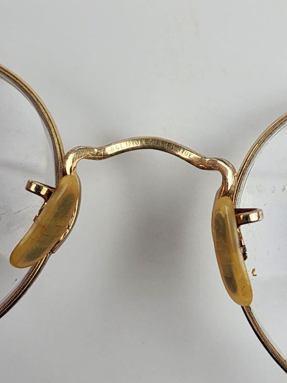 Vintage Bausch and Lomb Eye Glasses Frames B&L 1/… - image 4