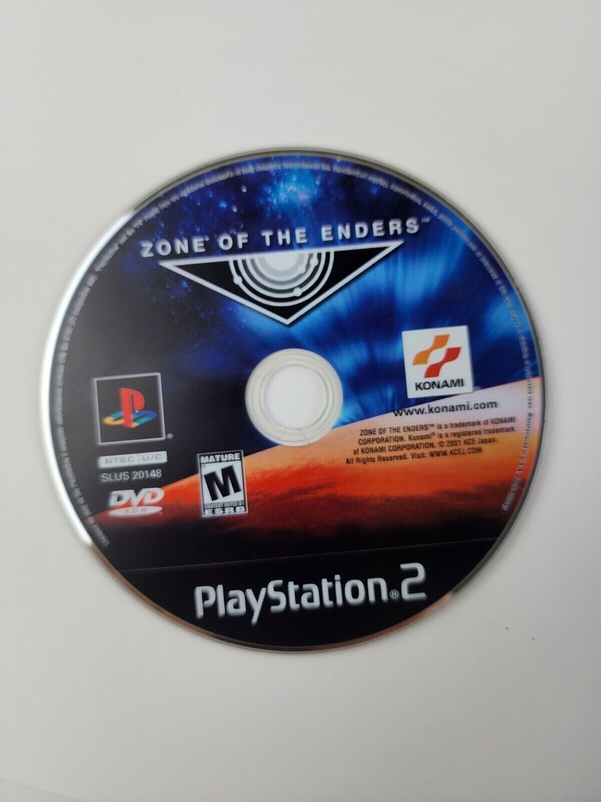 Zone of the Enders Playstation 2 PS2 Complete W/ Demo Disc