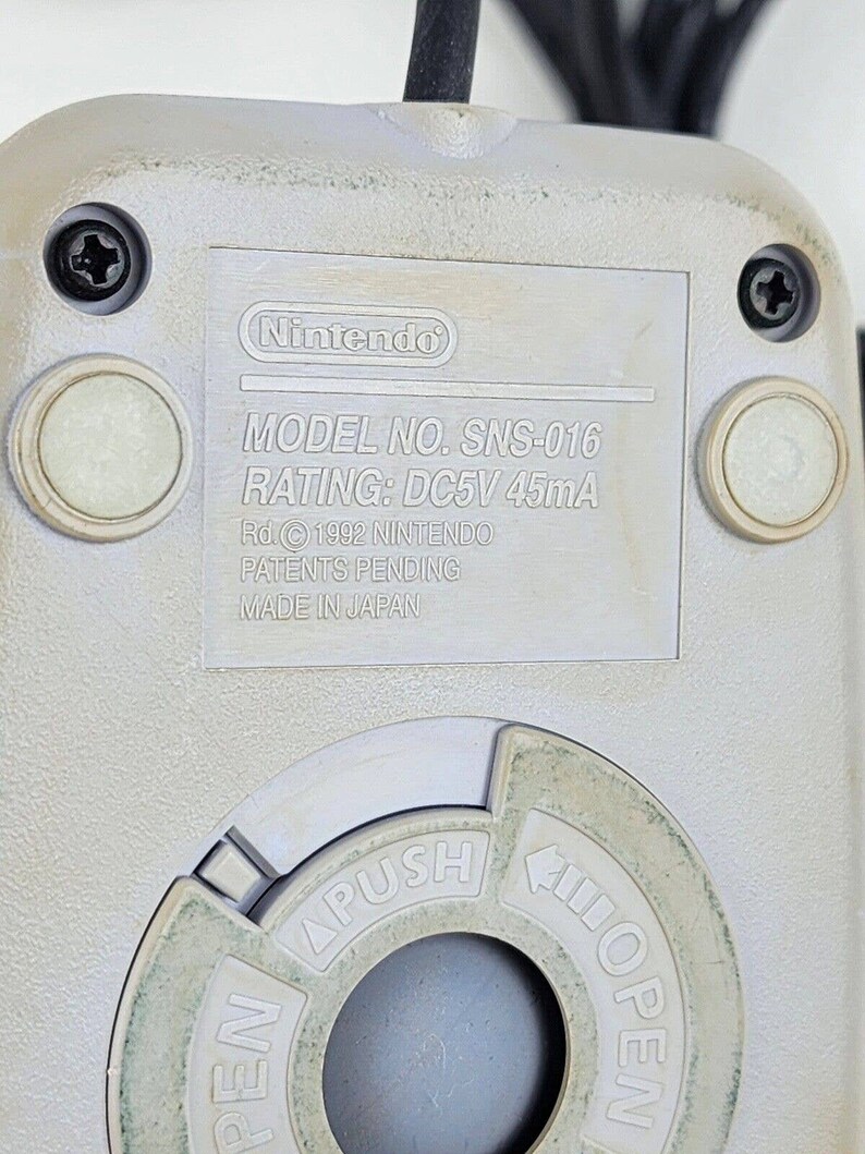 Mario Paint Game & Mouse Controller for Super Nintendo W/ Dust Cover Etsy