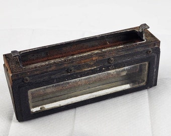 Vintage US Military Tank Sight Mirrored Lens Prism Periscope Head