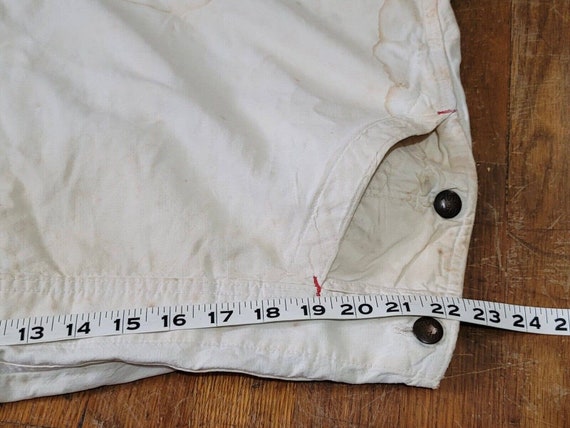 Vintage Pay Day Square Back Overalls White Painte… - image 10