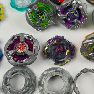Beyblade Burst Takara Tomy Lot Metal & Plastic Launchers and Parts image 2