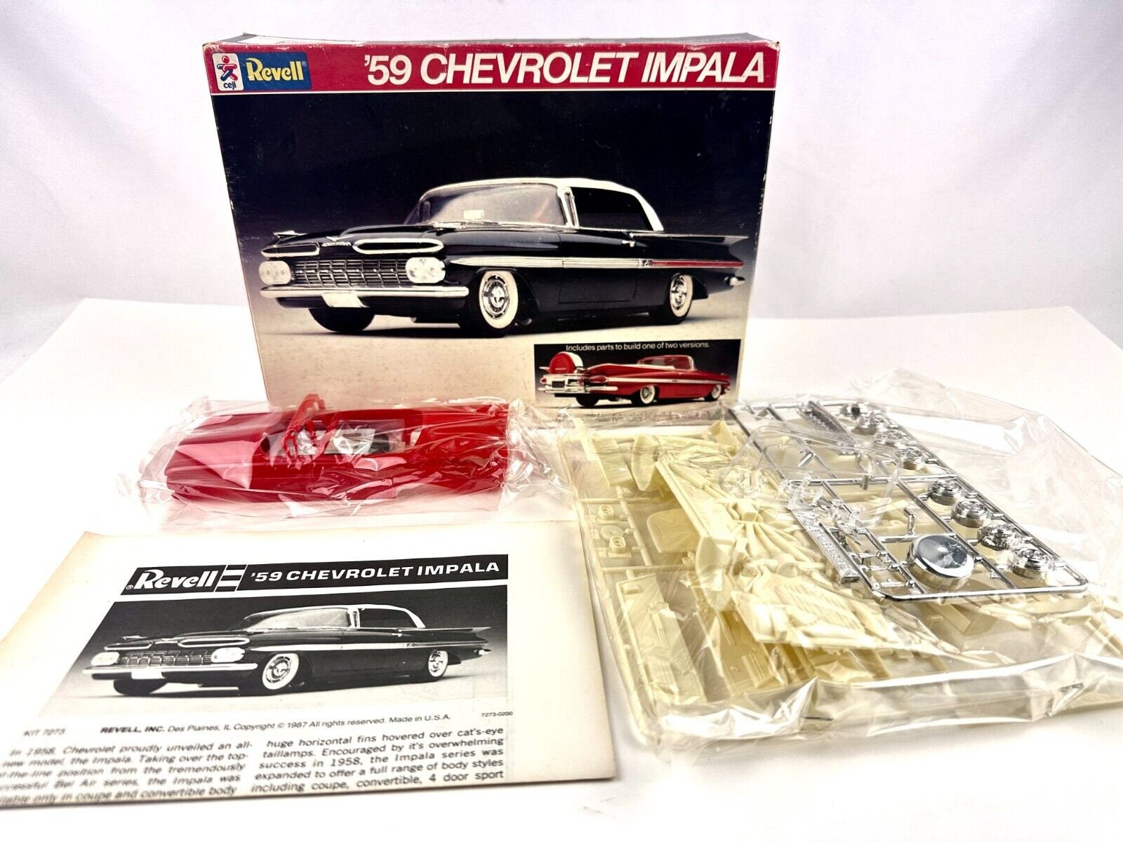 Model Car Revell 59 Chevy Impala Revell Lowrider Magazine Issue