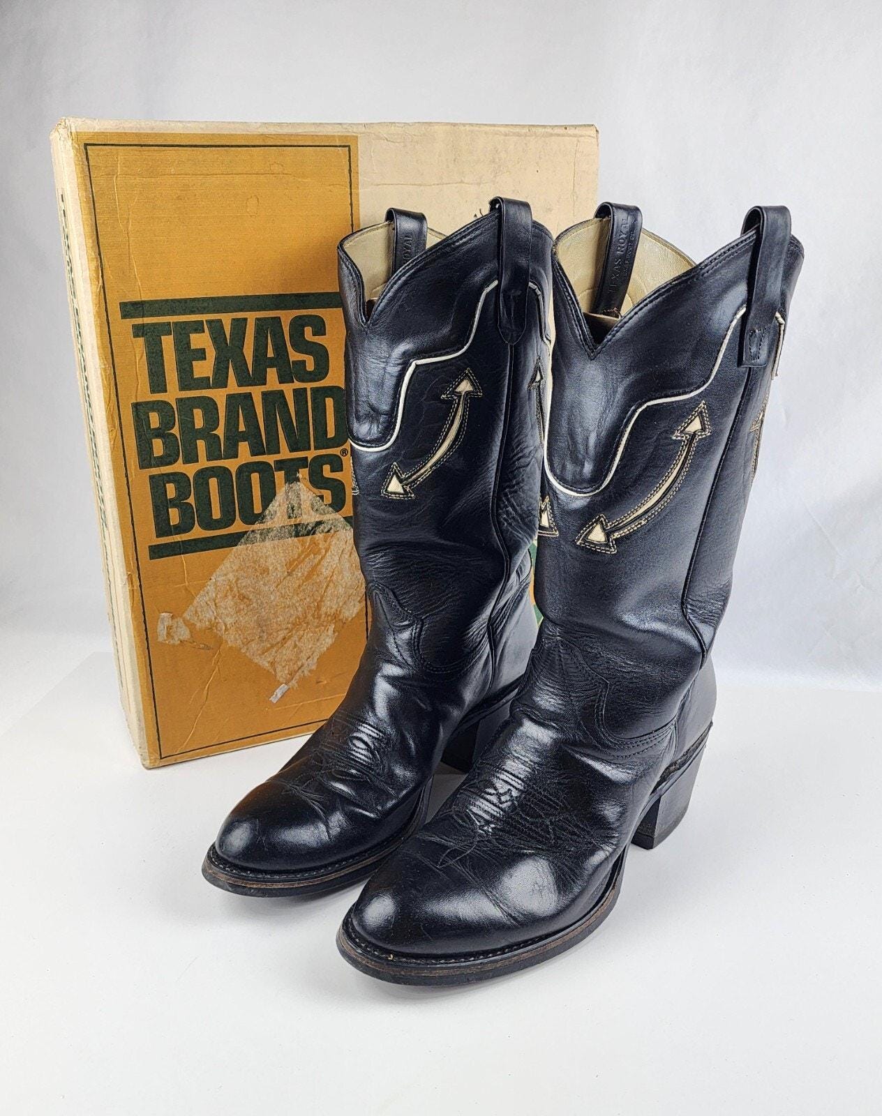 Texas Brand Boots - Etsy