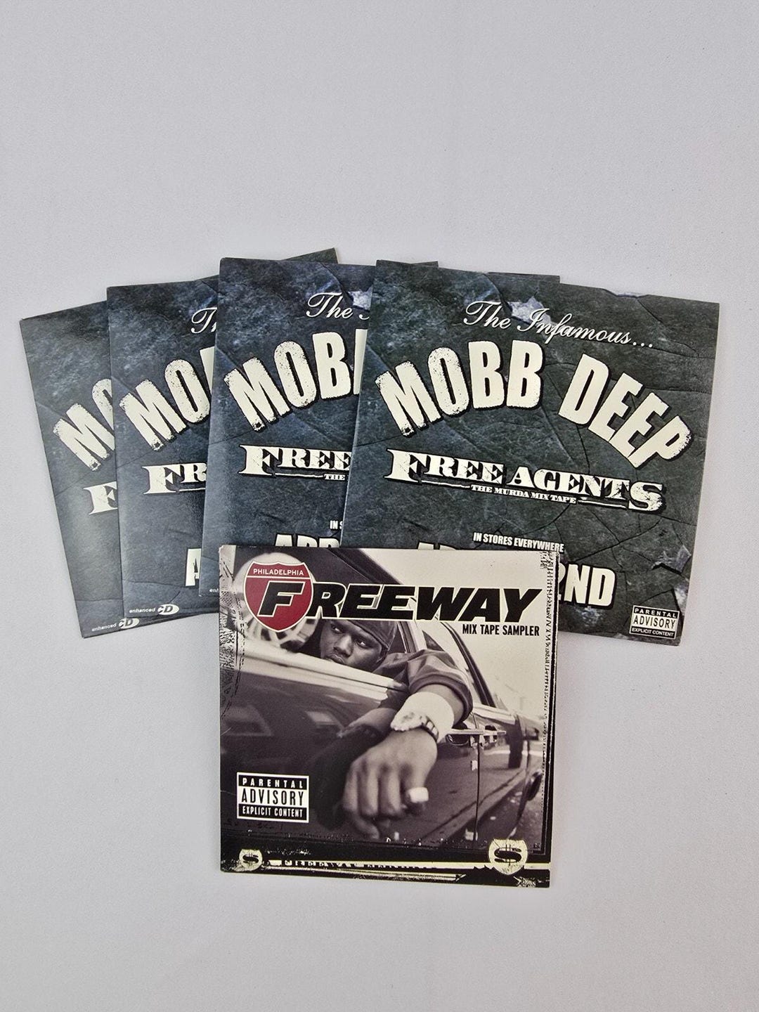 Freeway Rapper Filpside Lot 5x Rap CD Singles Philadelphia Freeway Mix Tape & (4) Mobb Deep ...