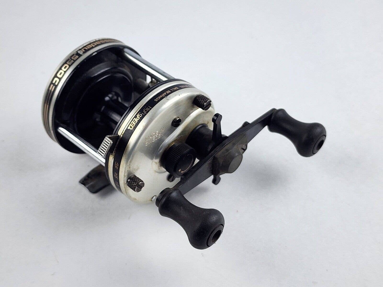 Abu Garcia Ambassadeur 5000C Reel Baitcaster Black Silver Made in Sweden -   Canada