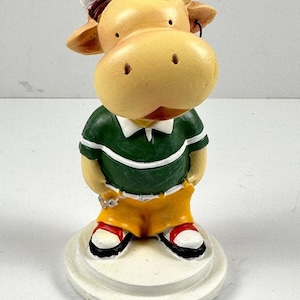 Noble Family Steak House Pepsi Bobble Head Cow / Bull Platform RARE New In Box
