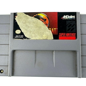 Mortal Kombat 1 (1991) - Videojuego para Super Nintendo (SNES)