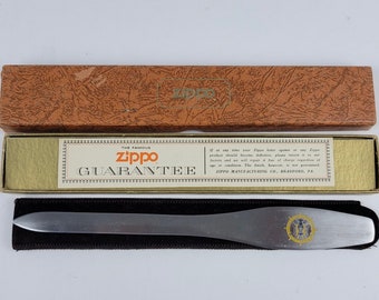 Vintage Zippo Stainless letter Opener US Navy Cruiser Destroyer Group 2 New