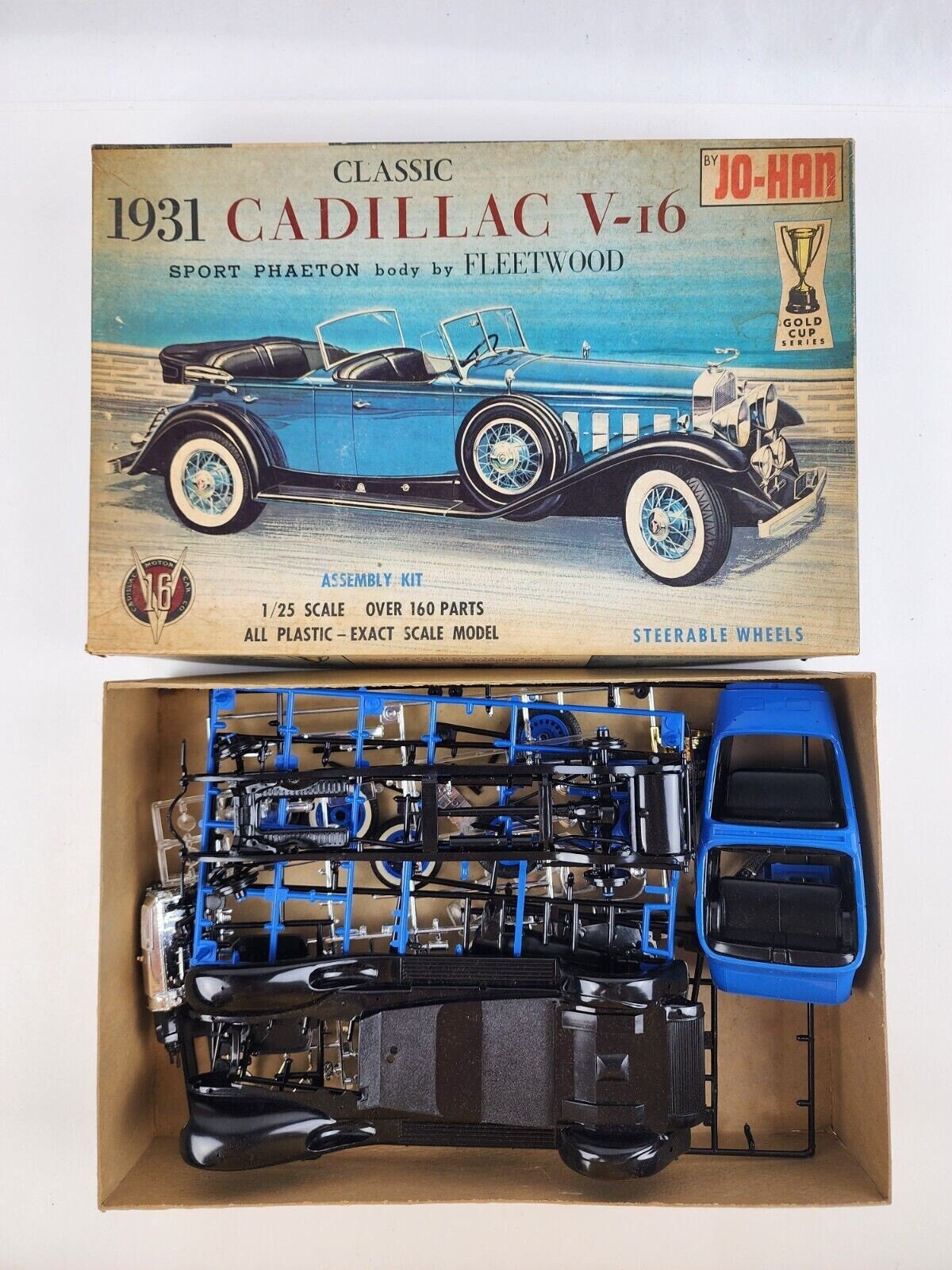 Vintage Jo-han 1931 Cadillac Fleetwood Sport Phaeton 1/25 Vintage Jo-han 1931 Cadillac Fleetwood Sport Phaeton 1/25