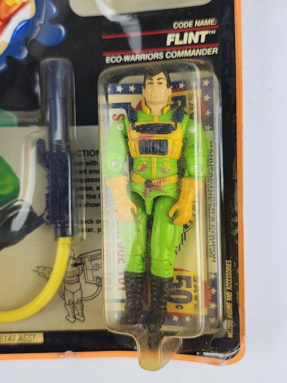 GI Joe 　ビンテージ　HASBRO JAPAN オリーブドラブ衣装 1991 Hasbro GI Joe Flint Eco Warriors New on Card Sealed