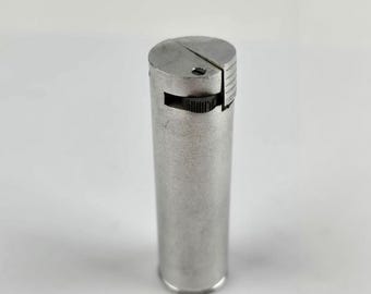 Encendedor de cigarrillos pequeño cilíndrico Inalite vintage, probado y funcionando, sin marca.