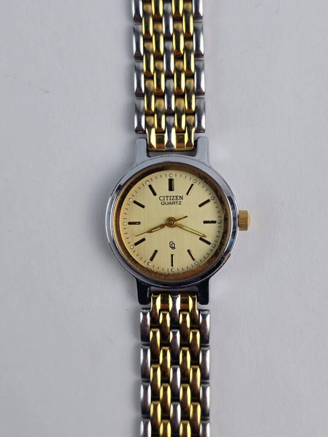 CITIZEN CQ 4-730984K DAY/DATE QUARTZ 44-2216 VINTAGE MEN'S