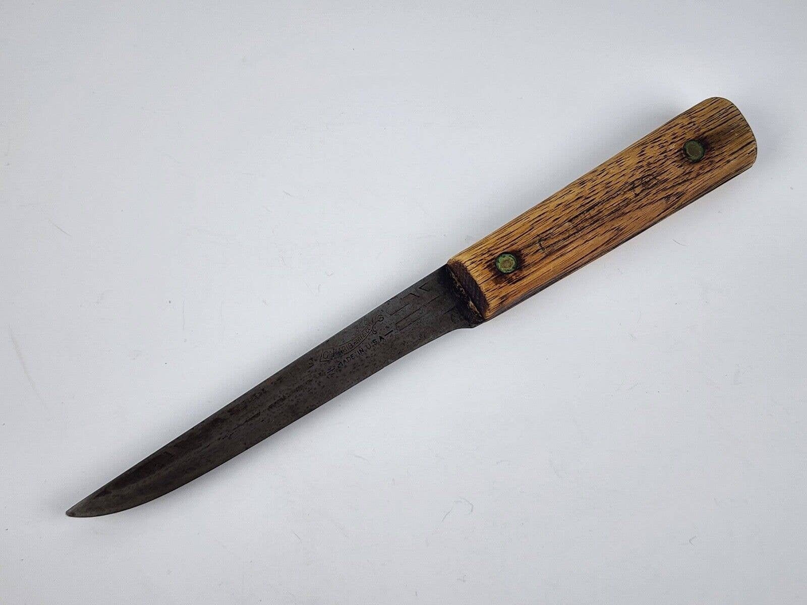 Vintage True Edge Ontario Knife Co, Old Hickory Knife, Wooden Handle, Made  in USA -  Israel