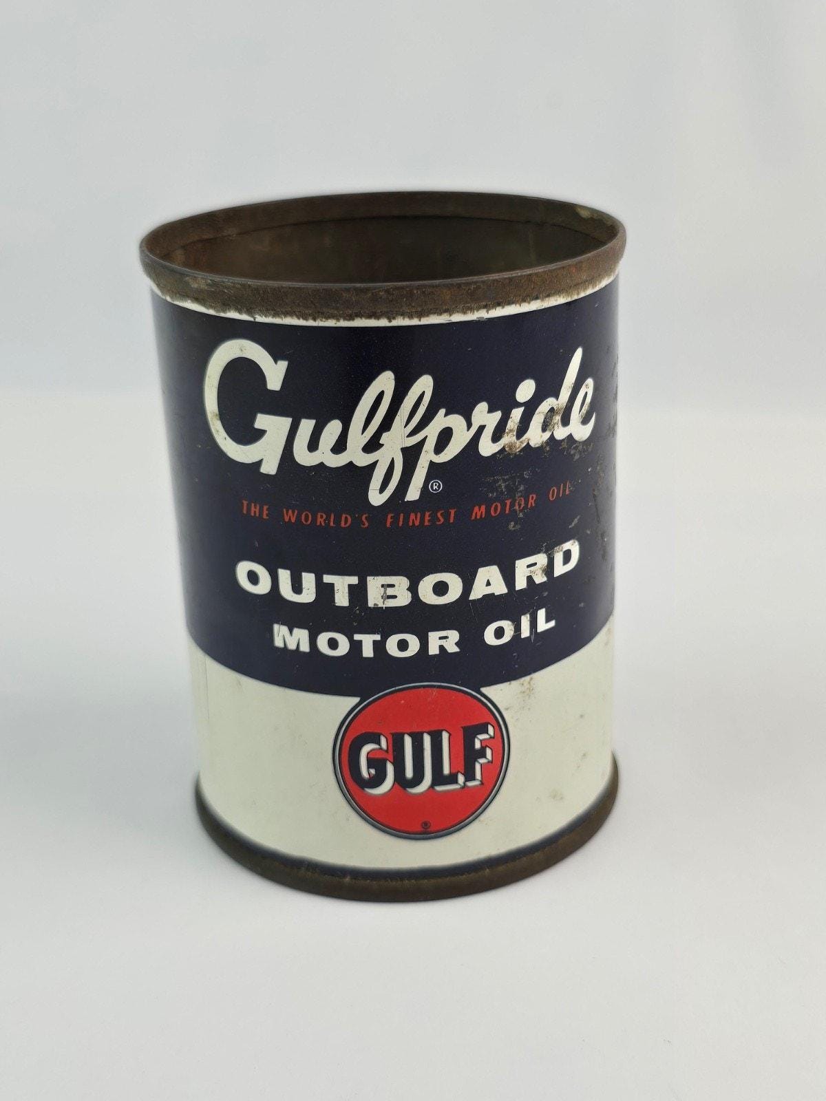 Gulf Motor Oil Can - Etsy