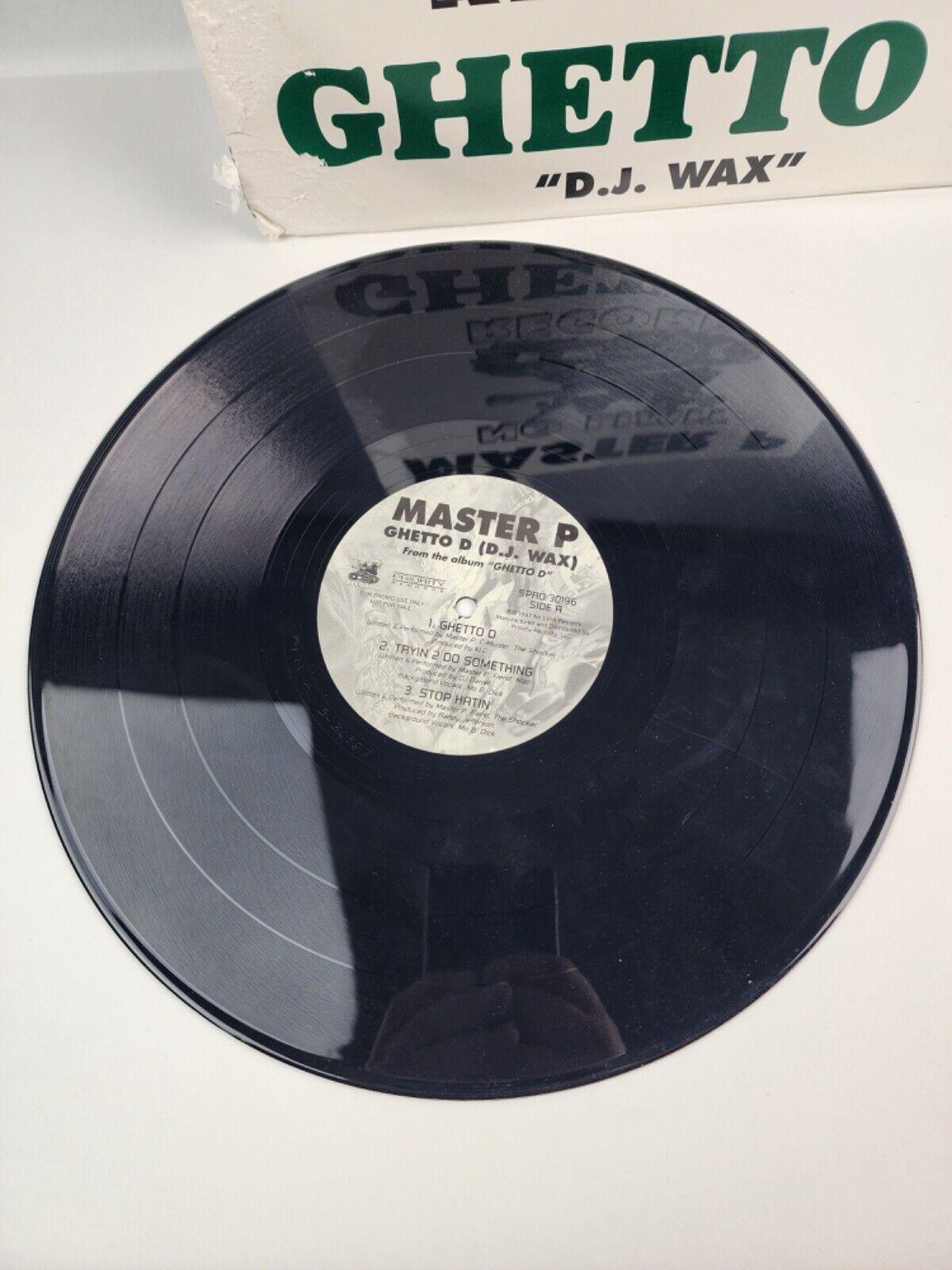 2x Copies Master P Ghetto D (D.J. Wax) 12\, image size:1200x1600