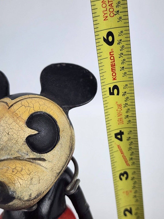 1930's Sieberling Rubber Mickey Mouse Pie-eyed Figure Toy