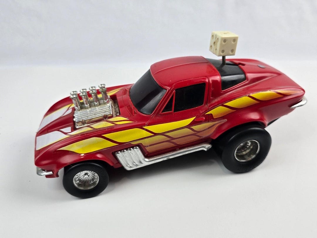 1985 Matchbox Hot Rod Racers Chevy Corvette Stingray Battery Op - Works ...