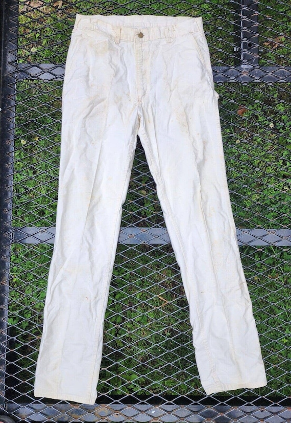Oshkosh Painter Pants White Denim Jeans Men